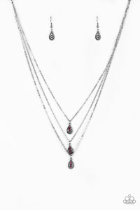 Paparazzi "Radiant Rainfall" Pink Necklace & Earring Set Paparazzi Jewelry