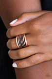 Paparazzi VINTAGE VAULT "Trailblazin Trails" Copper Ring Paparazzi Jewelry