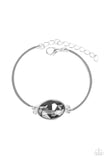 Paparazzi VINTAGE VAULT "Definitely Dashing" Silver Bracelet Paparazzi Jewelry