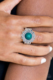 Paparazzi VINTAGE VAULT "Garden Stroll" Green Ring Paparazzi Jewelry