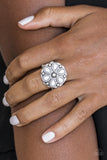 Paparazzi "Color Me Calla Lily" White Ring Paparazzi Jewelry