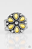 Paparazzi VINTAGE VAULT "Color Me Calla Lily" Yellow Ring Paparazzi Jewelry
