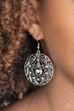 Paparazzi "Choose To Sparkle" White Earrings Paparazzi Jewelry