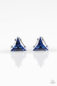 Paparazzi "Prismatic Shine" Blue Post Earrings Paparazzi Jewelry