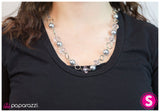 Paparazzi "Give Me A Hint" Silver Pearl Crystal Like Bead Necklace & Earring Set Paparazzi Jewelry