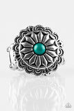 Paparazzi "Daringly Daisy" Green Ring Paparazzi Jewelry