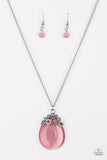 Paparazzi "Nightcap and Gown" Pink Necklace & Earring Set Paparazzi Jewelry