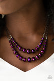 Paparazzi "Strikingly Spellbinding" Purple EXCLUSIVE Necklace & Earring Set Paparazzi Jewelry