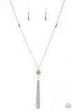 Paparazzi VINTAGE VAULT "The Celebration Of The Century" White Necklace & Earring Set Paparazzi Jewelry