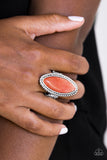 Paparazzi "Eco Ego" Orange Ring Paparazzi Jewelry