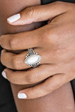 Paparazzi "ZOO Hot To Handle" White Ring Paparazzi Jewelry