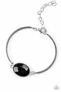 Paparazzi VINTAGE VAULT "Definitely Dashing" Black Bracelet Paparazzi Jewelry