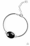 Paparazzi VINTAGE VAULT "Definitely Dashing" Black Bracelet Paparazzi Jewelry