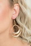 Paparazzi "Follow The Beaten Path" Gold Earrings Paparazzi Jewelry