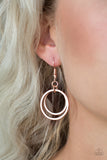 Paparazzi "The Gleam Of My Dreams" Rose Gold Earrings Paparazzi Jewelry