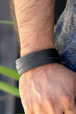 Paparazzi "Scenic Scout" Black Urban Bracelet Unisex Paparazzi Jewelry