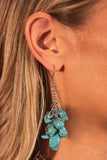 Paparazzi "Maverick" Turquoise Zi Collection Necklace & Earring Set Paparazzi Jewelry