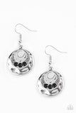 Paparazzi "Hard CACHE" Black Earrings Paparazzi Jewelry