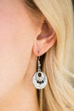 Paparazzi "Hard CACHE" Black Earrings Paparazzi Jewelry