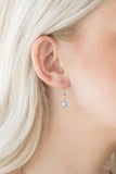 Paparazzi VINTAGE VAULT "Contemporary Cadence" Blue Necklace & Earring Set Paparazzi Jewelry