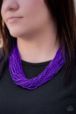 Paparazzi "The Show Must CONGO On!" Purple Necklace & Earring Set Paparazzi Jewelry