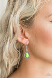 Paparazzi "Summer Vacay" Green Earrings Paparazzi Jewelry