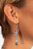 Paparazzi "The Heidi" Silver Zi Collection Necklace & Earring Set Paparazzi Jewelry