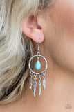 Paparazzi "Southern Plains" Blue Earrings Paparazzi Jewelry