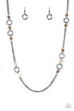 Paparazzi VINTAGE VAULT "Stylishly Steampunk" Multi Necklace & Earring Set Paparazzi Jewelry