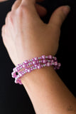 Paparazzi "Classic Confidence" Purple Bracelet Paparazzi Jewelry