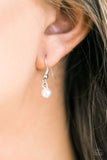 Paparazzi "Perfectly Poised" FASHION FIX White Necklace & Earring Set Paparazzi Jewelry