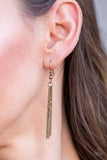 Paparazzi "Alpha Glam" FASHION FIX Brass Necklace & Earring Set Paparazzi Jewelry