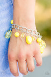 Paparazzi "Seize The Bay" FASHION FIX Yellow Bracelet Paparazzi Jewelry