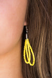 Paparazzi "A Standing Ovation" Yellow 136XX Necklace & Earring Set Paparazzi Jewelry