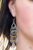 Paparazzi "Eastern Excursion" FASHION FIX Brown Earrings Paparazzi Jewelry