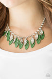 Paparazzi VINTAGE VAULT "Rule The Roost" Green Necklace & Earring Set Paparazzi Jewelry