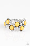 Paparazzi VINTAGE VAULT "Foxy Fabulous" Yellow Ring Paparazzi Jewelry