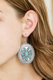Paparazzi "Absolutely Apothecary" Blue Earrings Paparazzi Jewelry