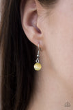 Paparazzi "Pretty Poppin" Yellow Necklace & Earring Set Paparazzi Jewelry