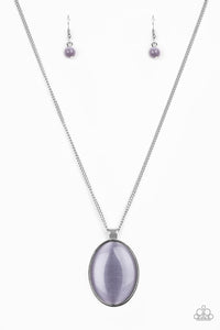 Paparazzi "Pretty Poppin" Purple Necklace & Earring Set Paparazzi Jewelry