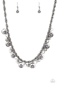 Paparazzi "Shipwreck Style" Black Necklace & Earring Set Paparazzi Jewelry