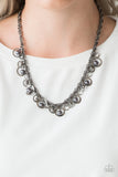 Paparazzi "Shipwreck Style" Black Necklace & Earring Set Paparazzi Jewelry