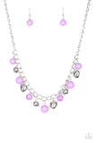 Paparazzi VINTAGE VAULT "Summer Fling" Purple Necklace & Earring Set Paparazzi Jewelry