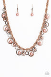 Paparazzi VINTAGE VAULT "Shipwreck Style" Copper Necklace & Earring Set Paparazzi Jewelry