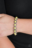 Paparazzi "Globetrotter Goals" Yellow Bracelet Paparazzi Jewelry