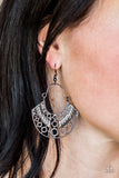 Paparazzi "Indigenous Idol" Black Earrings Paparazzi Jewelry