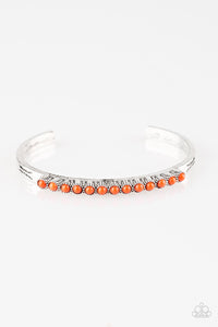 Paparazzi "New Age Traveler" Orange Bracelet Paparazzi Jewelry