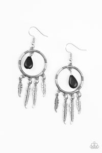 Paparazzi "Southern Plains" Black Earrings Paparazzi Jewelry