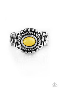 Paparazzi "All Summer Long" Yellow Ring Paparazzi Jewelry