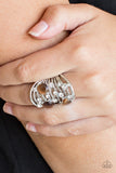 Paparazzi VINTAGE VAULT "Clear The SWAY!" Brown Ring Paparazzi Jewelry